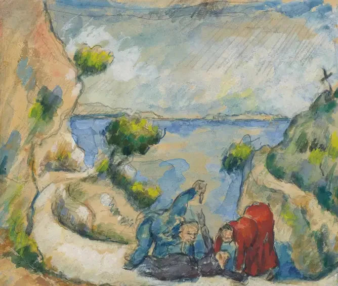 Le Meurtre dans le ravin - Paul Cézanne image 1 tableau peint à l’huile sur toile