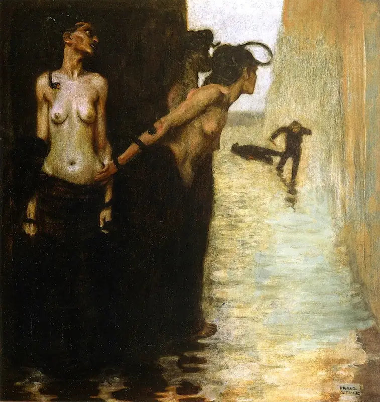 Le Meurtrier - Franz Von Stuck image 1 reproduction réalisée par Alpha Reproduction