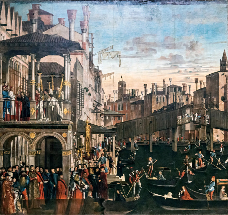 Le Miracle de la relique de la Croix au pont du Rialto - Vittore Carpaccio