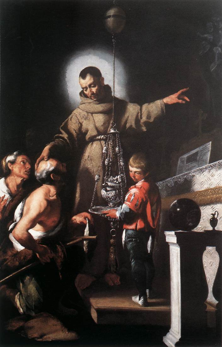 Le miracle de saint Didaque d'Alcalá - Bernardo Strozzi image 1 copie de tableau peinte à la main