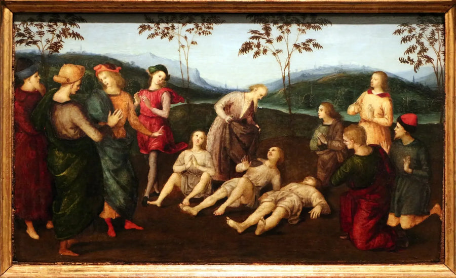 Le miracle de saint Eusèbe de Crémone - Raphaël Sanzio