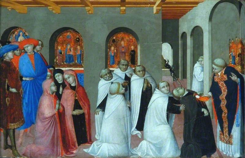 Le miracle du Saint Sacrement - Sassetta image 1 reproduction artisanale de tableau
