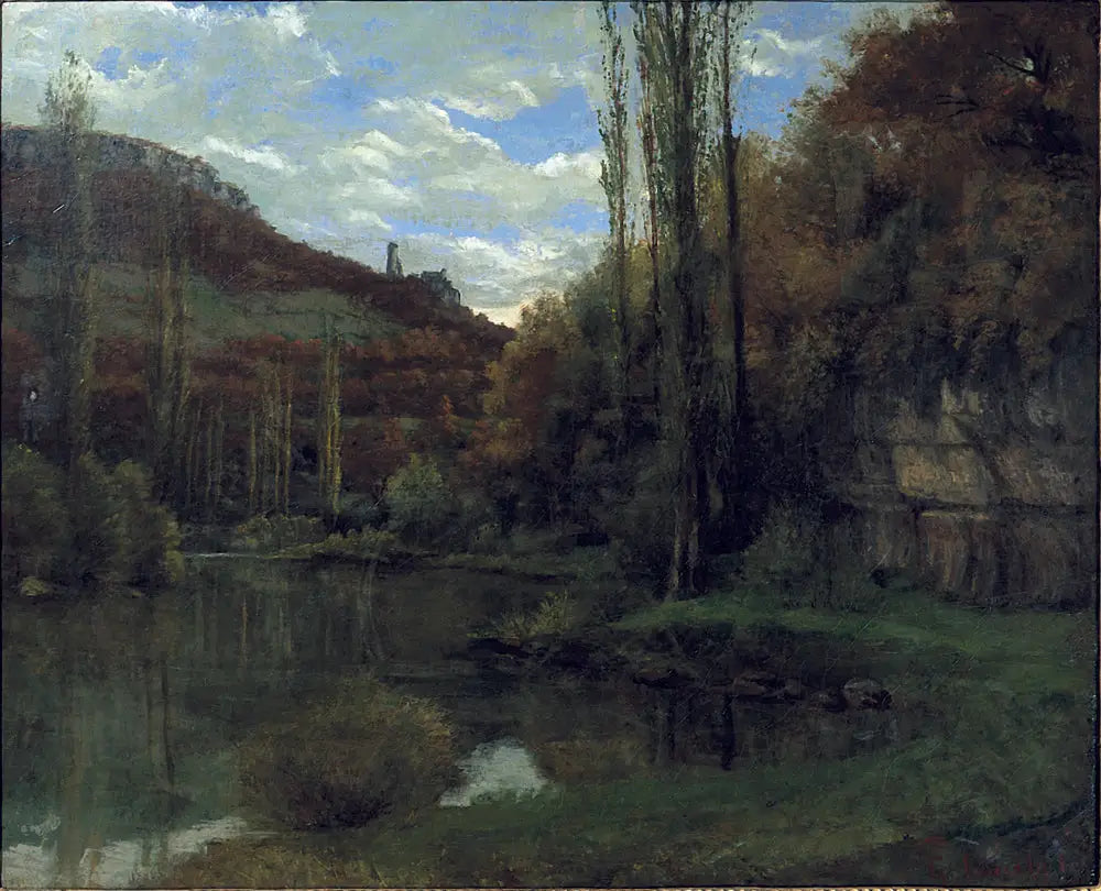 Le Miroir de Scey - Gustave Courbet image 1 reproduction d’œuvre d’art à l’huile