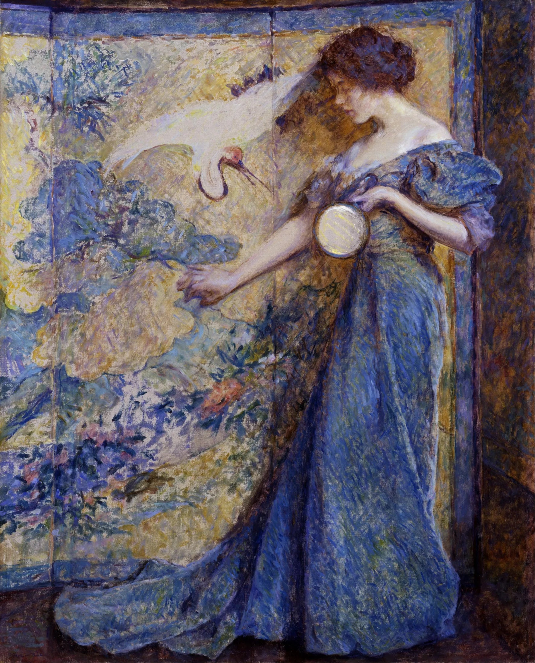 Le Miroir - Robert Lewis Reid image 1 copie de tableau peinte à la main