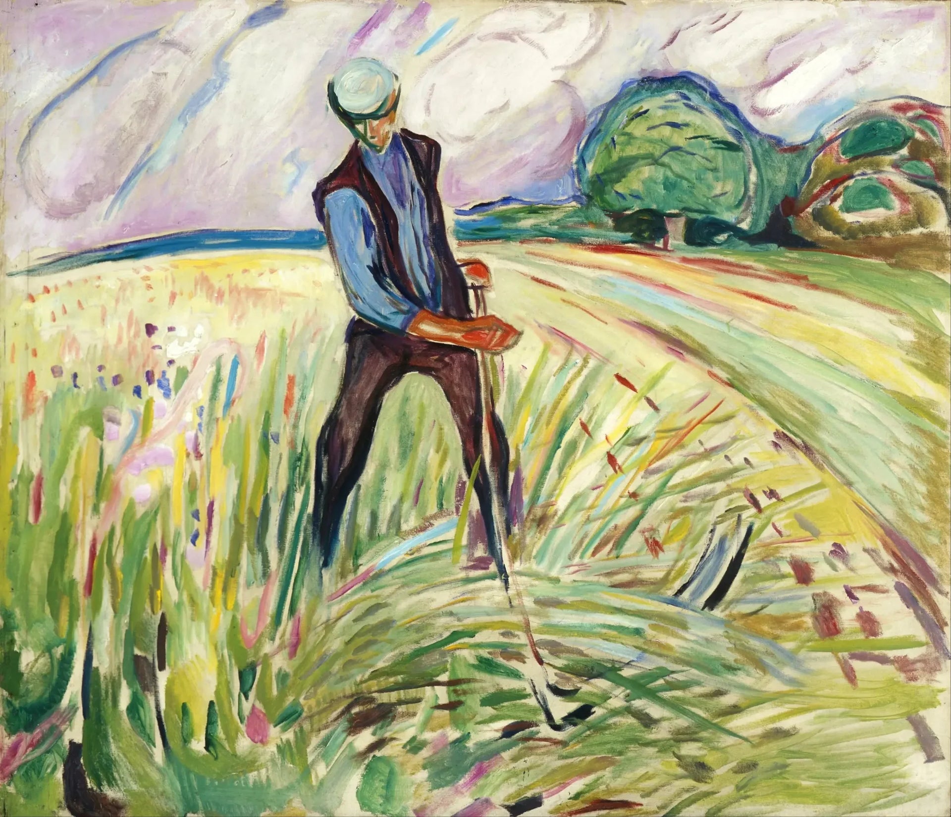 Le Moissonneur - Edvard Munch image 1 reproduction réalisée par Alpha Reproduction