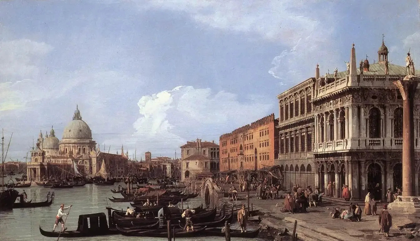 le Môle : vers l'ouest - Canaletto image 1 tableau peint à l’huile sur toile