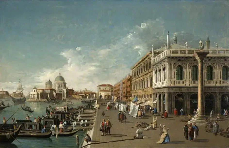 Le Molo, Venise - Canaletto image 1 copie de tableau peinte à la main