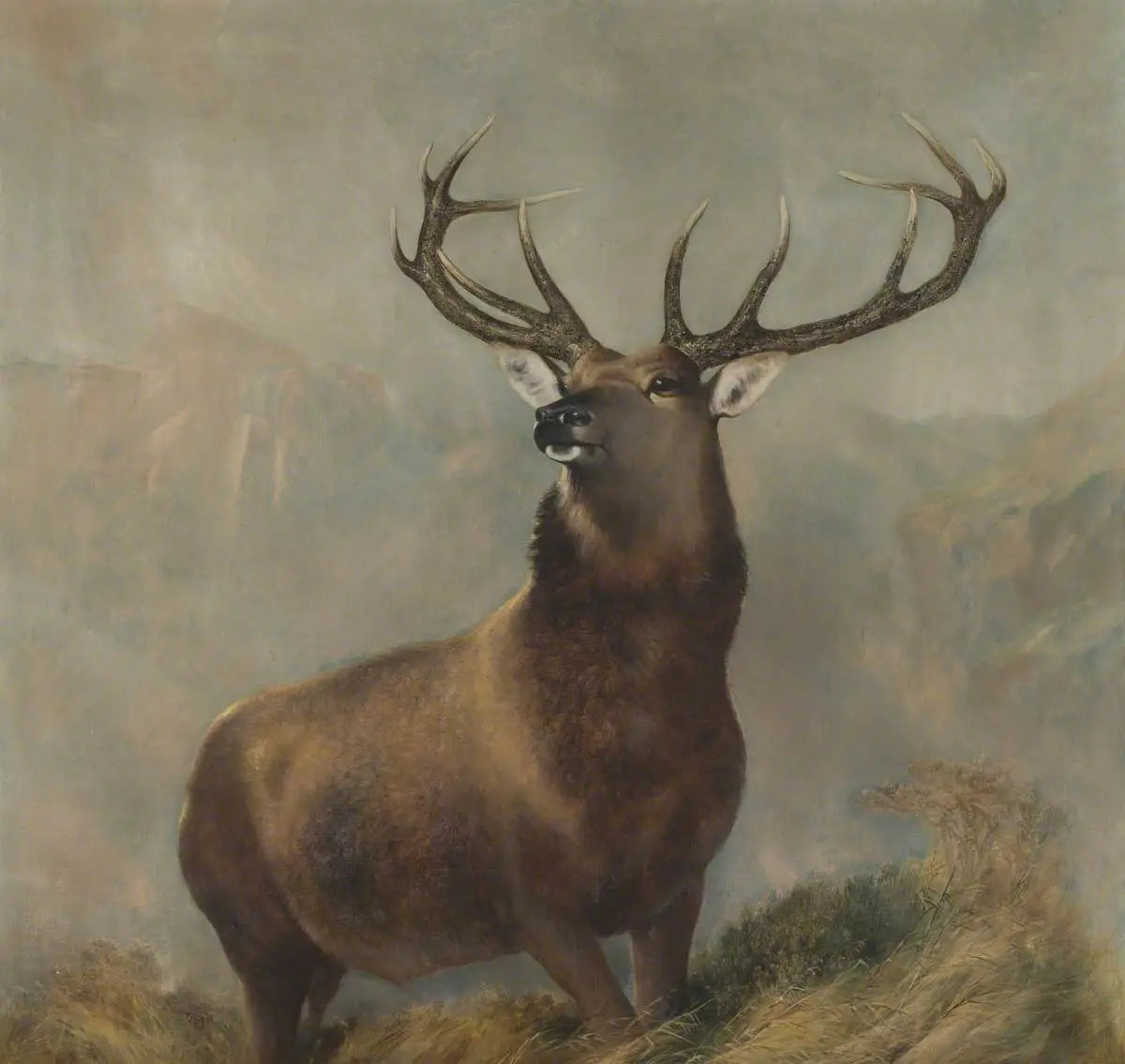 Le monarque du Glen - Edwin Henry Landseer image 1 copie de tableau peinte à la main