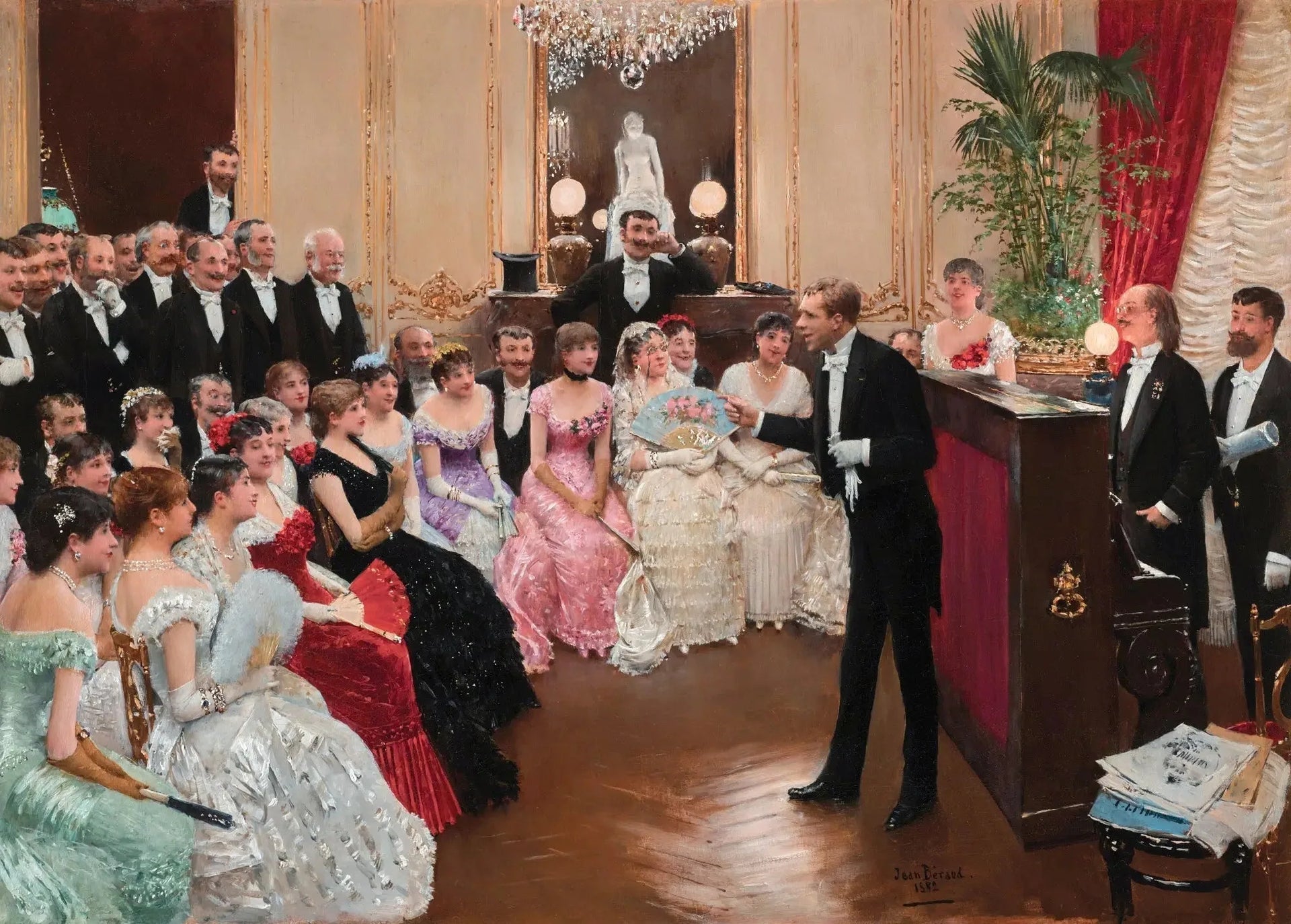Le Monologue - Jean Béraud image 1 tableau peint à l’huile sur toile