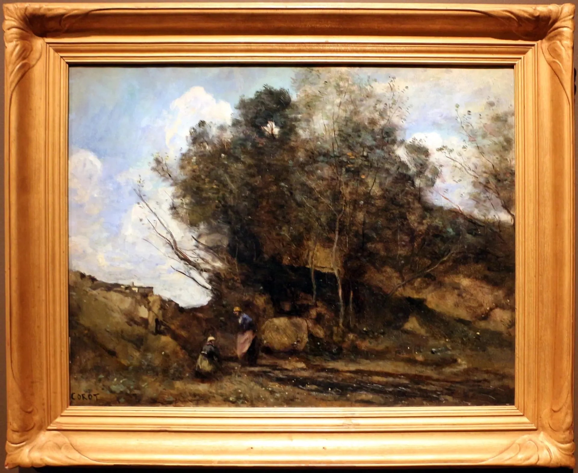 Le Mont Ussy - Jean-Baptiste Camille Corot image 1 tableau peint à l’huile sur toile