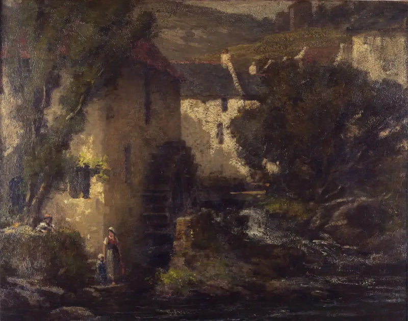 Le Moulin à eau - Gustave Courbet
