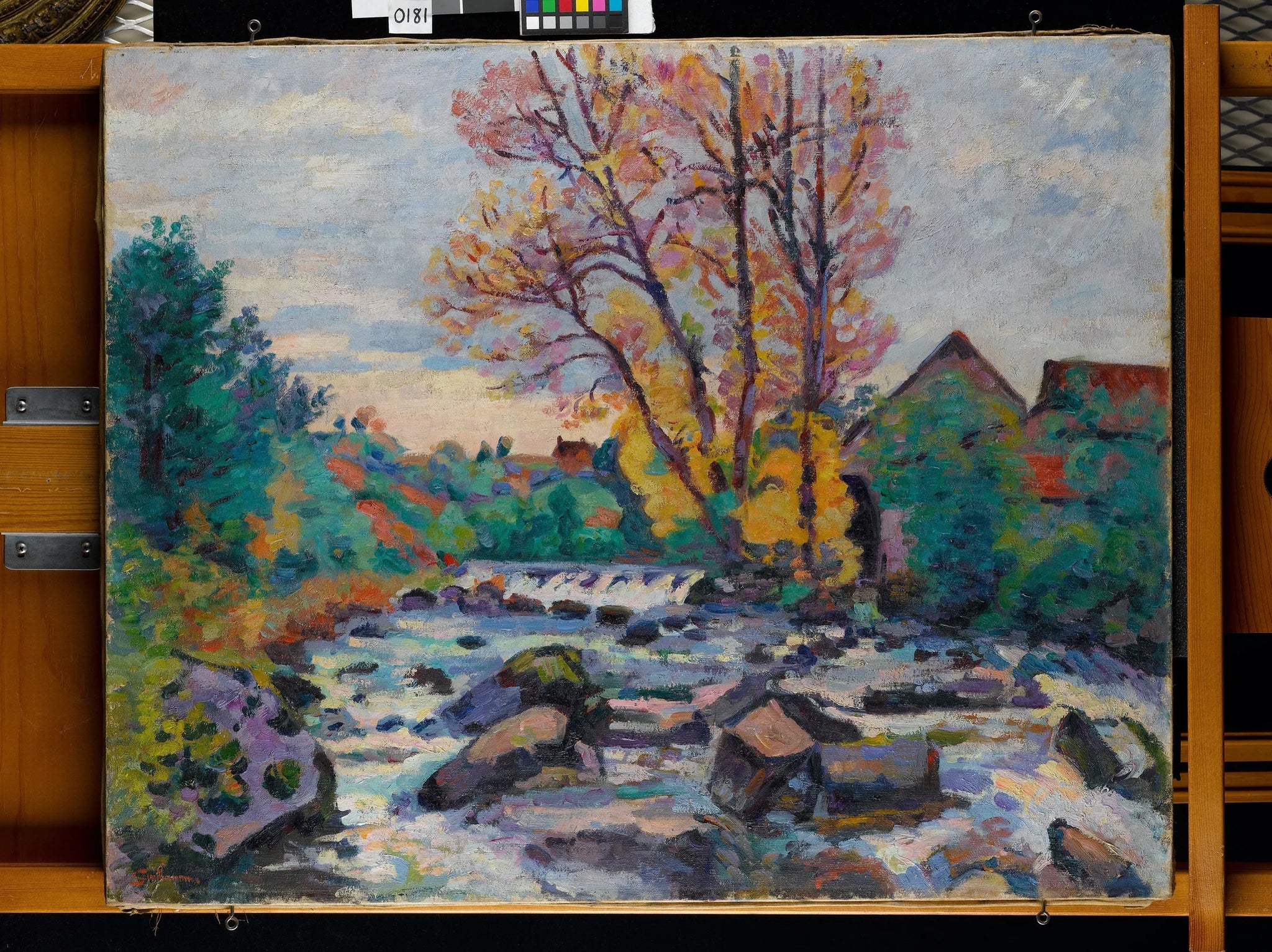 Le moulin Bouchardon, Crozant - Armand Guillaumin image 1 tableau peint à l’huile sur toile