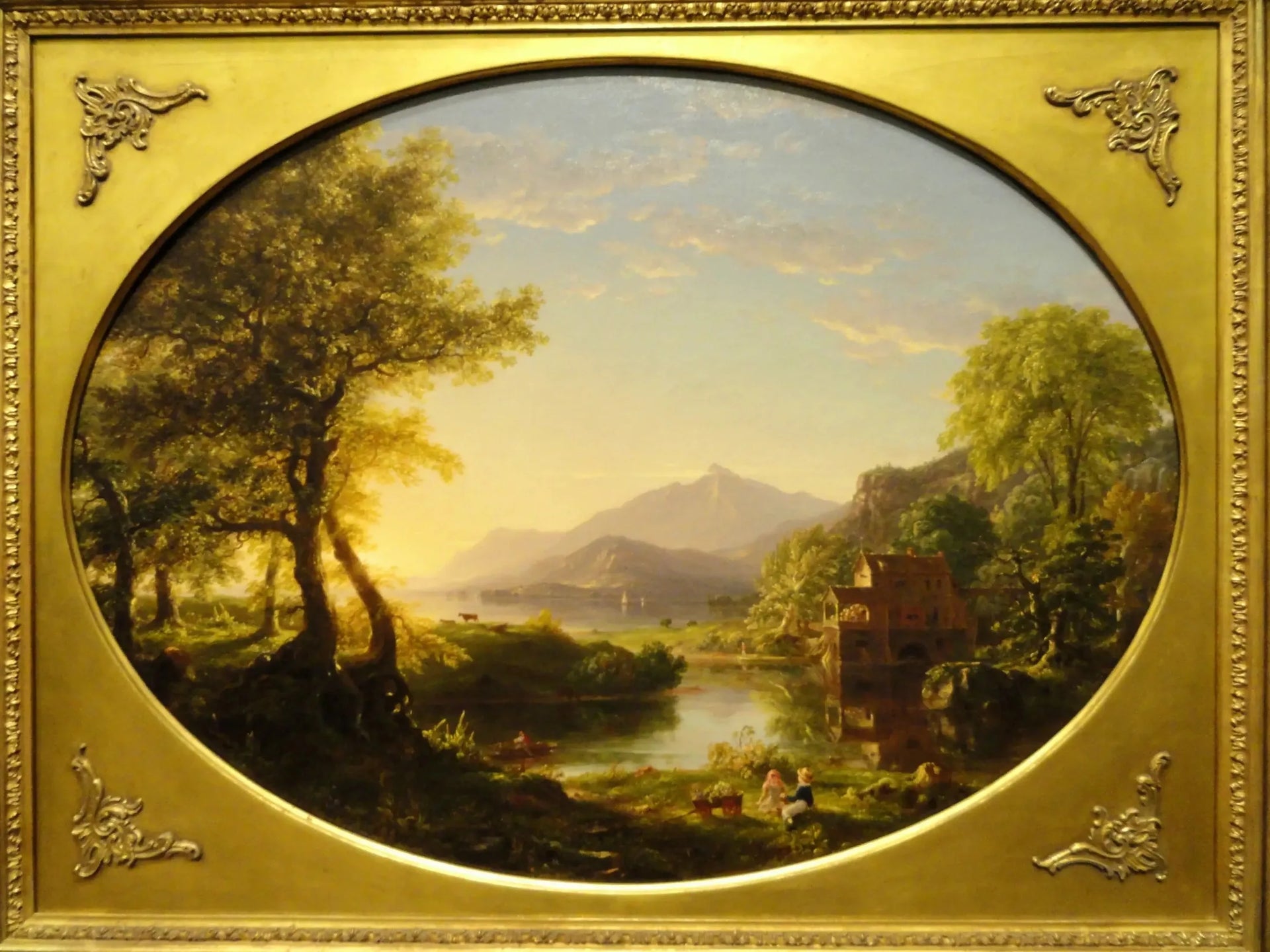 Le Moulin, coucher de soleil - Thomas Cole image 1 reproduction réalisée par Alpha Reproduction