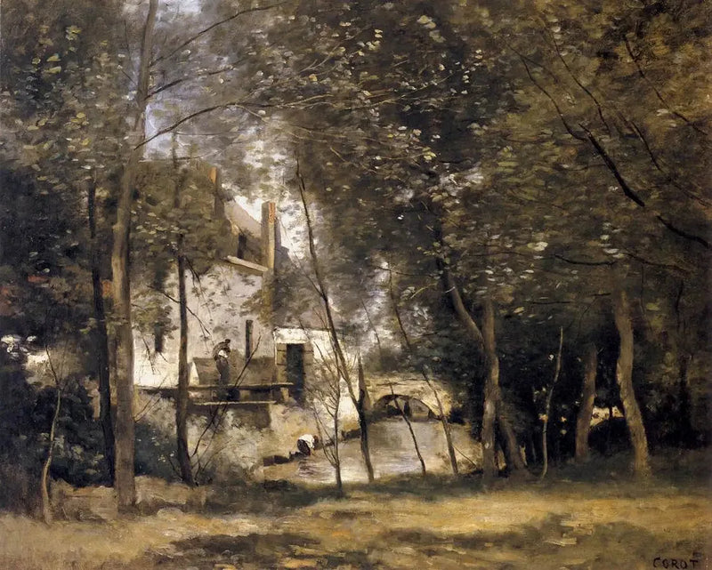 Le Moulin de Saint-Nicolas-lez-Arras - Jean-Baptiste Camille Corot