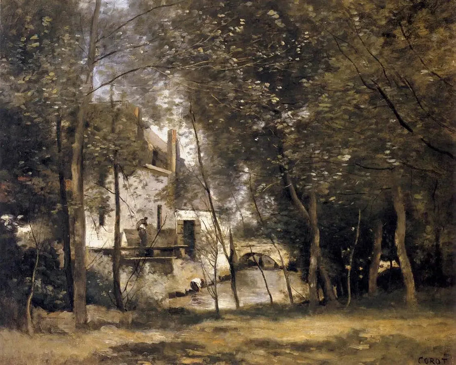 Le Moulin de Saint-Nicolas-lez-Arras - Jean-Baptiste Camille Corot