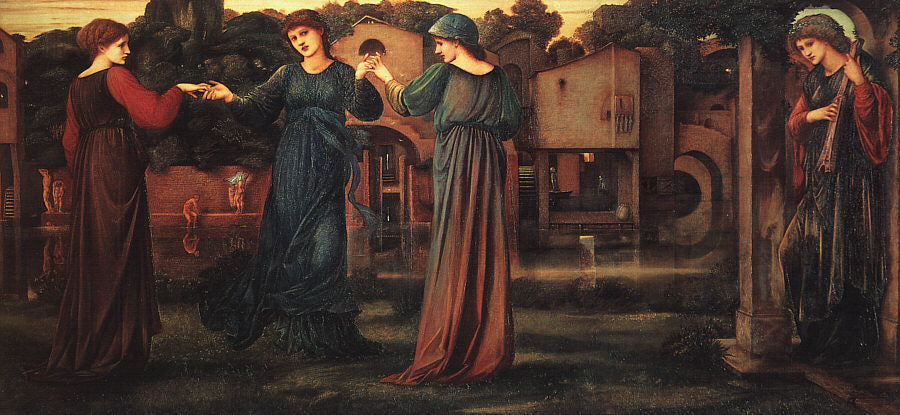 Le Moulin - Edward Burne-Jones image 1 reproduction artisanale de tableau