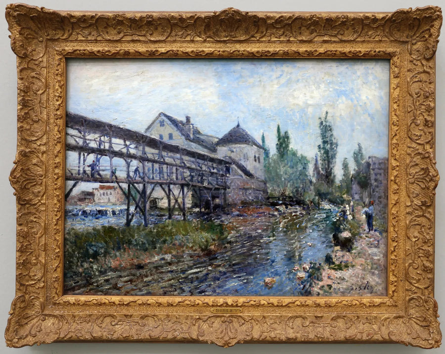 Le Moulin Provencher à Moret - Alfred Sisley