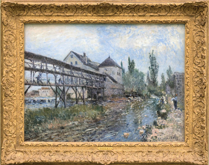 Le Moulin Provencher à Moret - Alfred Sisley