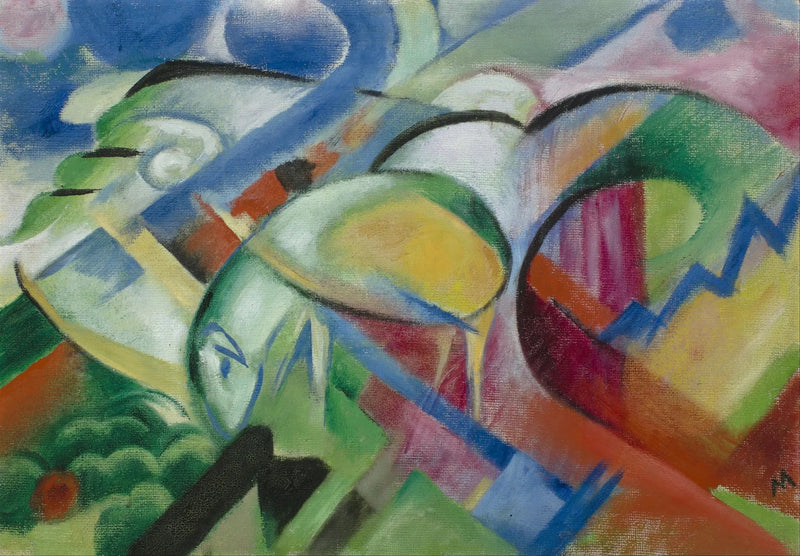Le mouton - Franz Marc