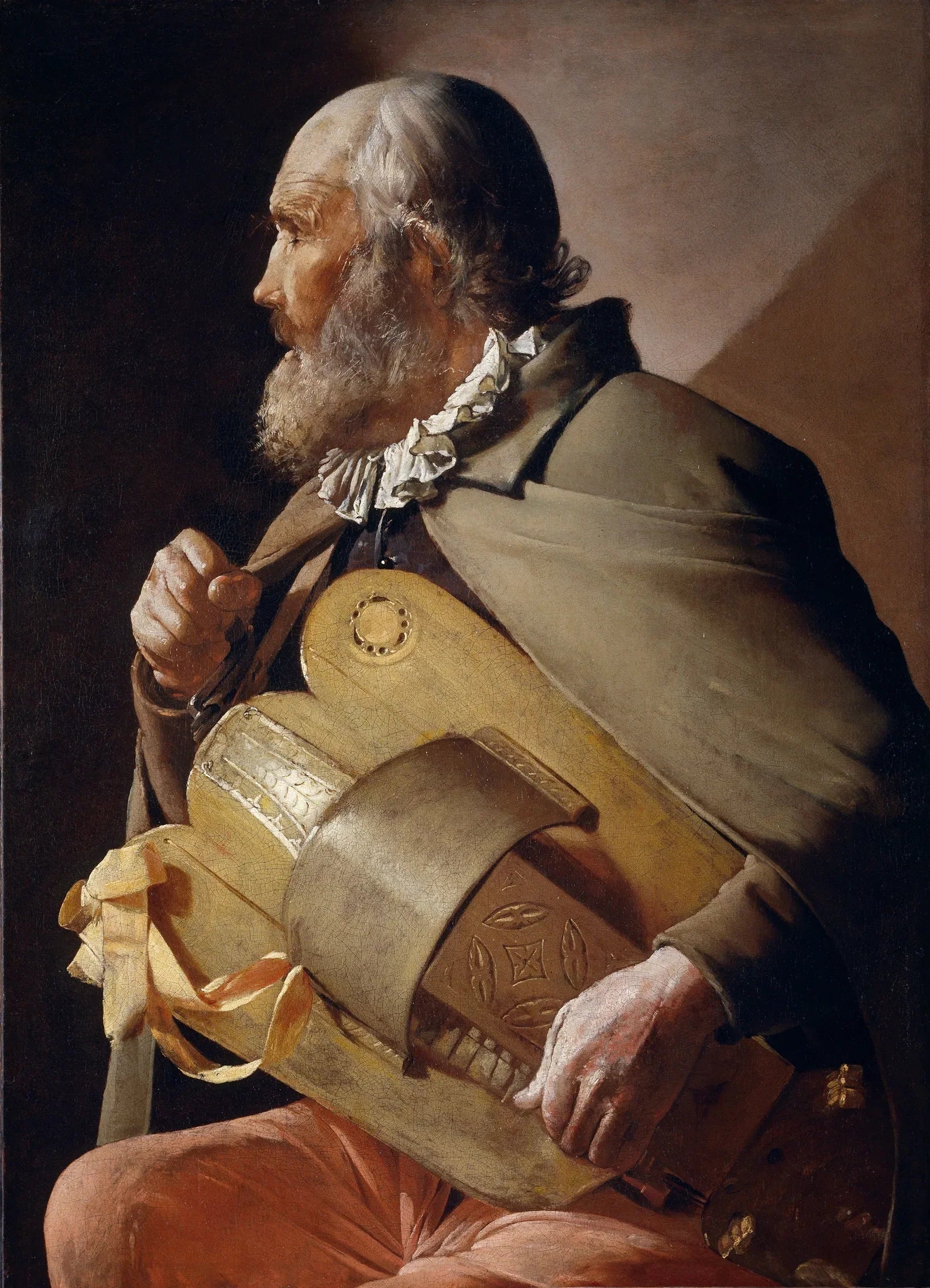 Le Musicien Aveugle. - Georges de La Tour image 1 copie de tableau peinte à la main