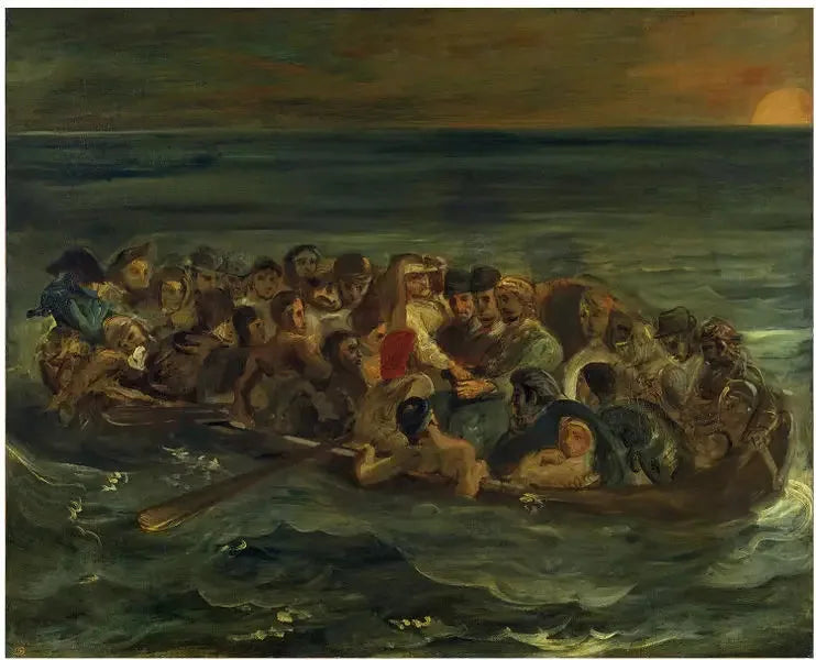 Le naufrage de Don Juan - Eugène Delacroix image 1 copie peinte à la main à l’huile