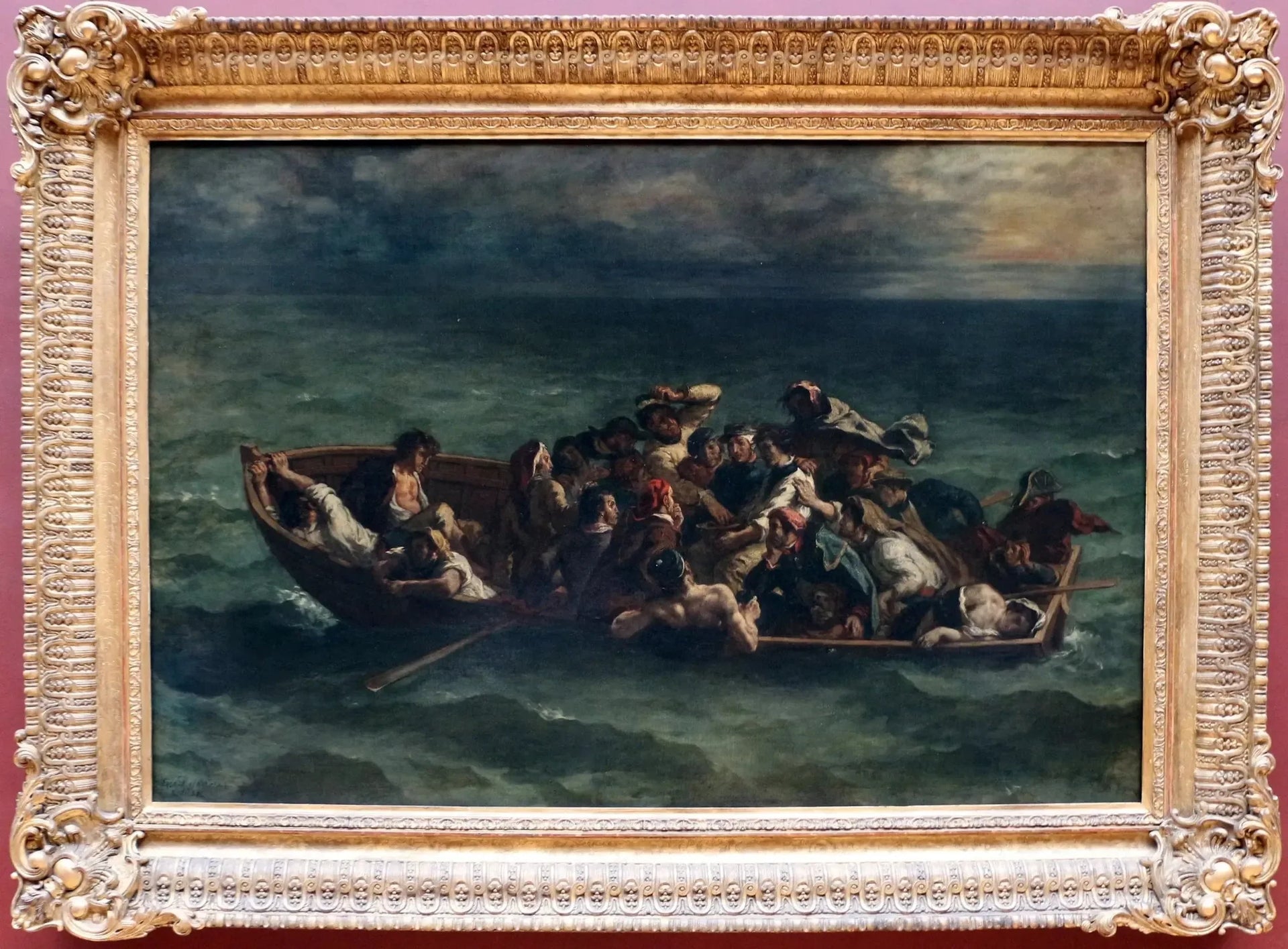 Le Naufrage de don Juan - Eugène Delacroix image 2 copie peinte à la main à l’huile