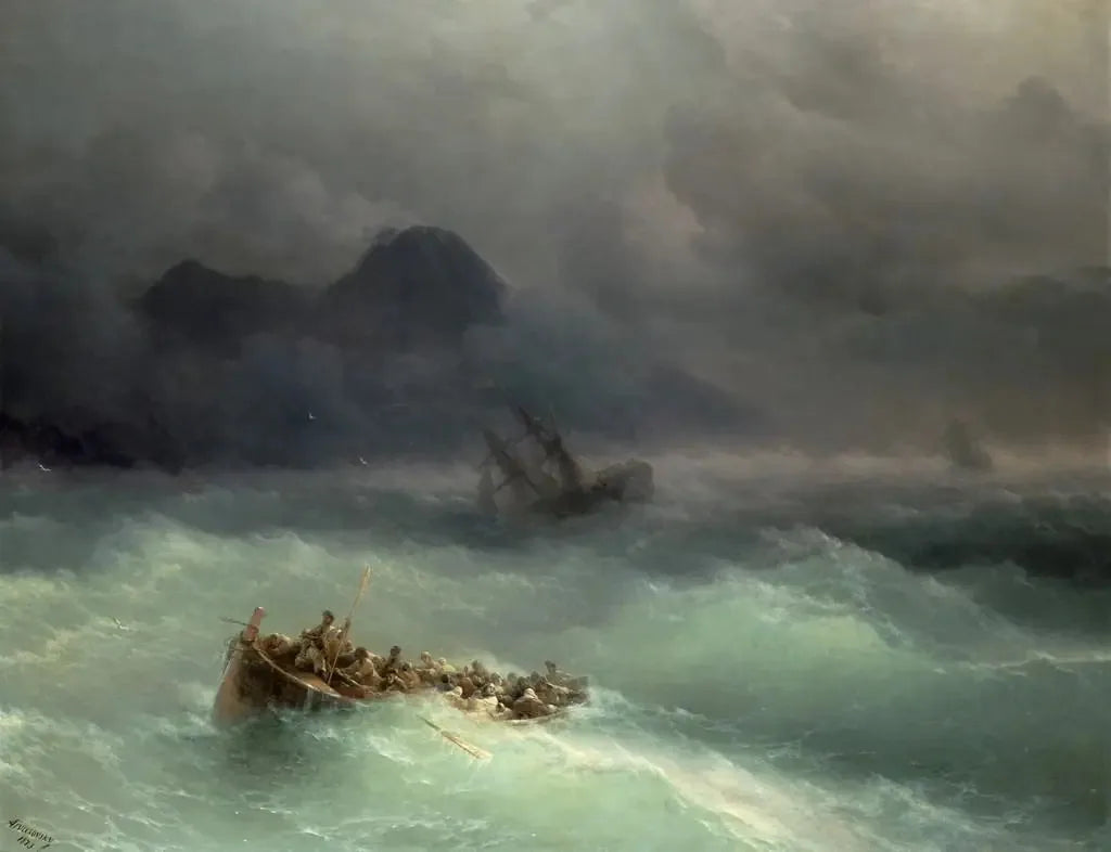 Le naufrage - Ivan Aïvazovski image 1 tableau peint à l’huile sur toile