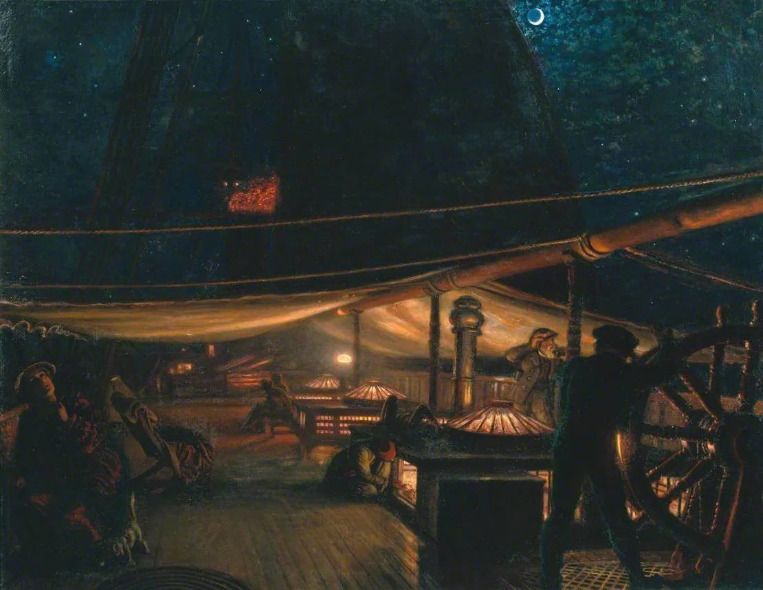 Le navire - William Holman Hunt image 1 reproduction réalisée par Alpha Reproduction
