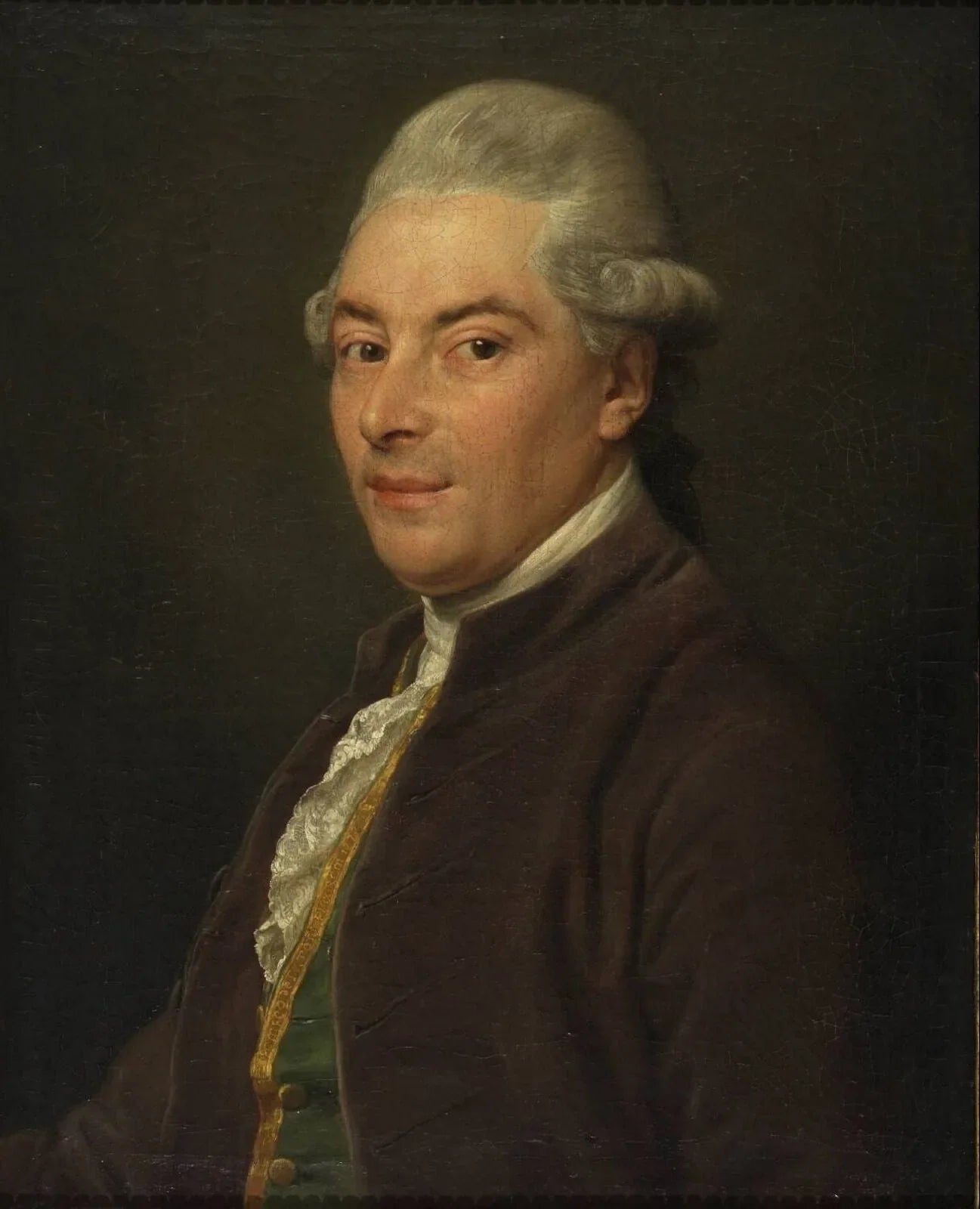 Le négociant en tabac de Rotterdam, Pieter Caarten - Pompeo Batoni image 1 copie de tableau peinte à la main