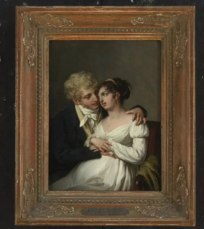 Le neuvième mois - Louis-Léopold Boilly image 1 copie peinte à la main à l’huile