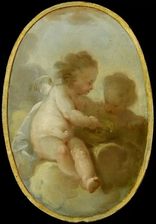 Le Nid d'oiseaux - Jean-Honoré Fragonard image 1 tableau peint à l’huile sur toile