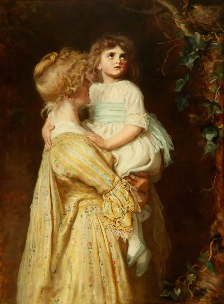 Le Nid - John Everett Millais image 1 tableau peint à l’huile sur toile