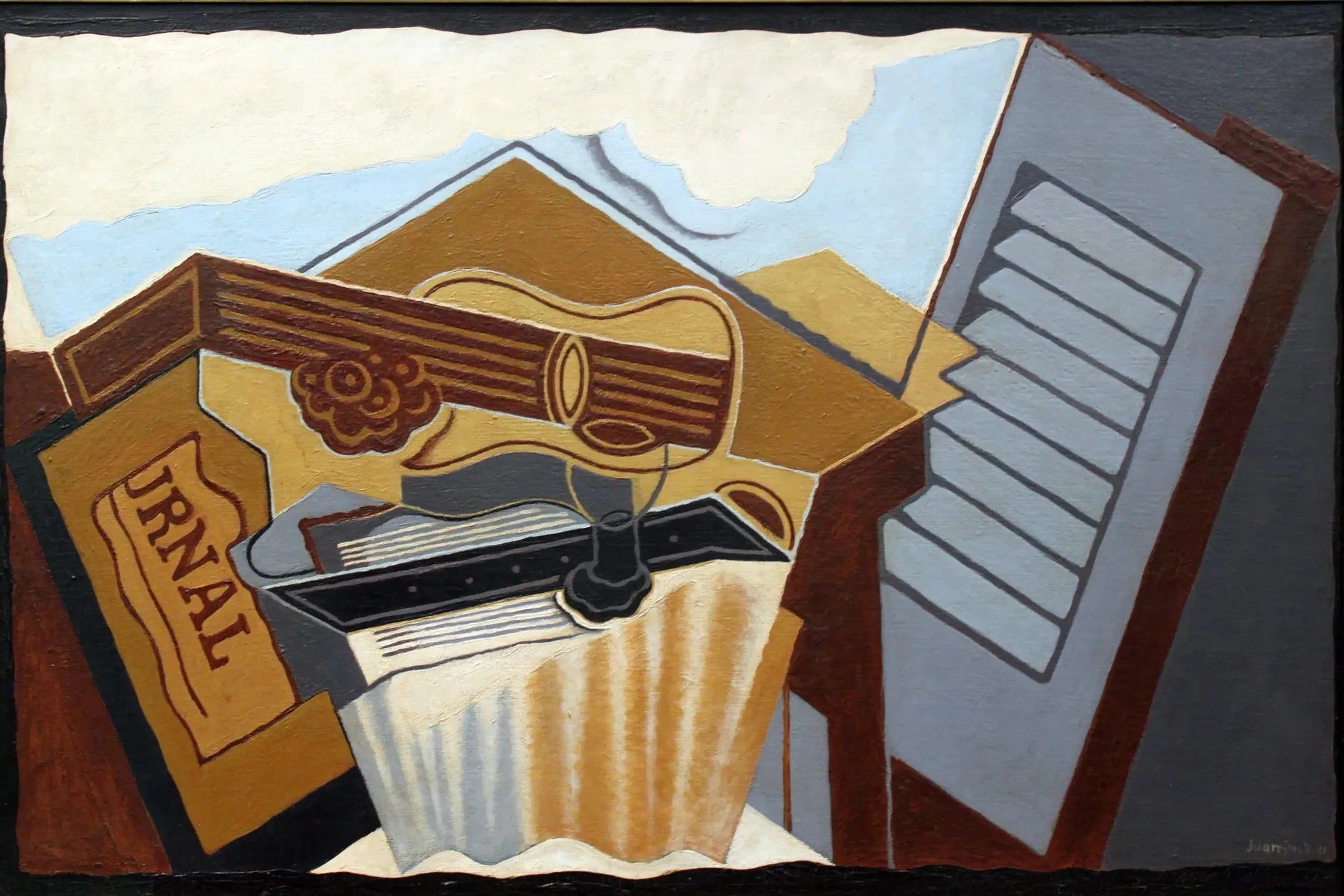 Le nuage blanc - Juan Gris image 1 copie de tableau peinte à la main