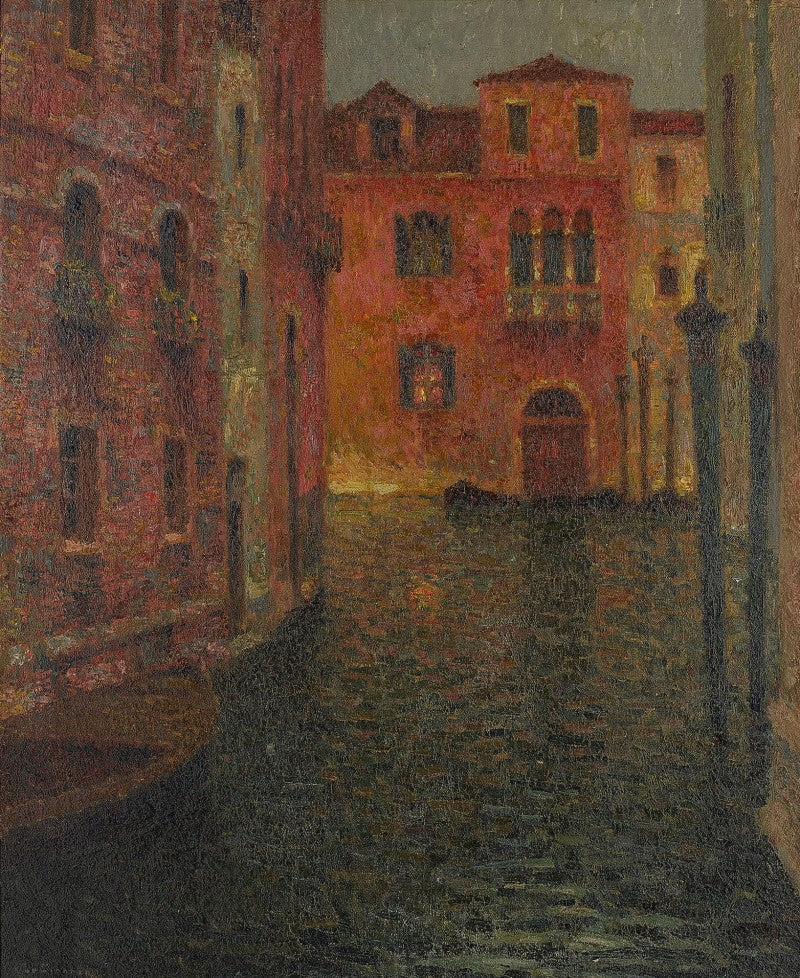 Le Palais rouge - Henri Le Sidaner image 1 reproduction de peinture à l’huile