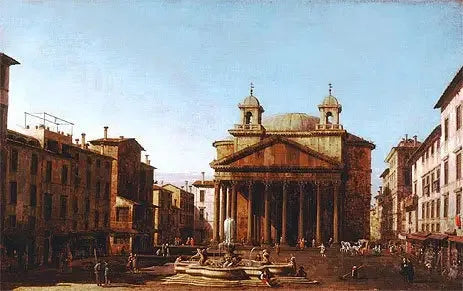Le Panthéon - Canaletto image 1 reproduction d’œuvre d’art à l’huile