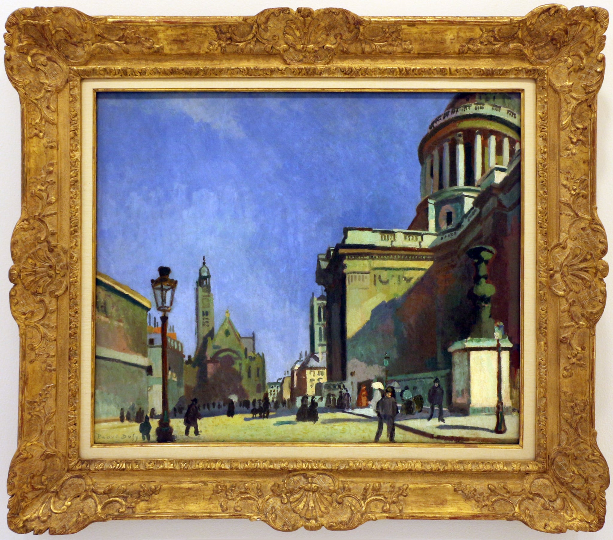 Le Panthéon et Saint-Étienne-du-Mont - Raoul Dufy image 1 reproduction de peinture à l’huile