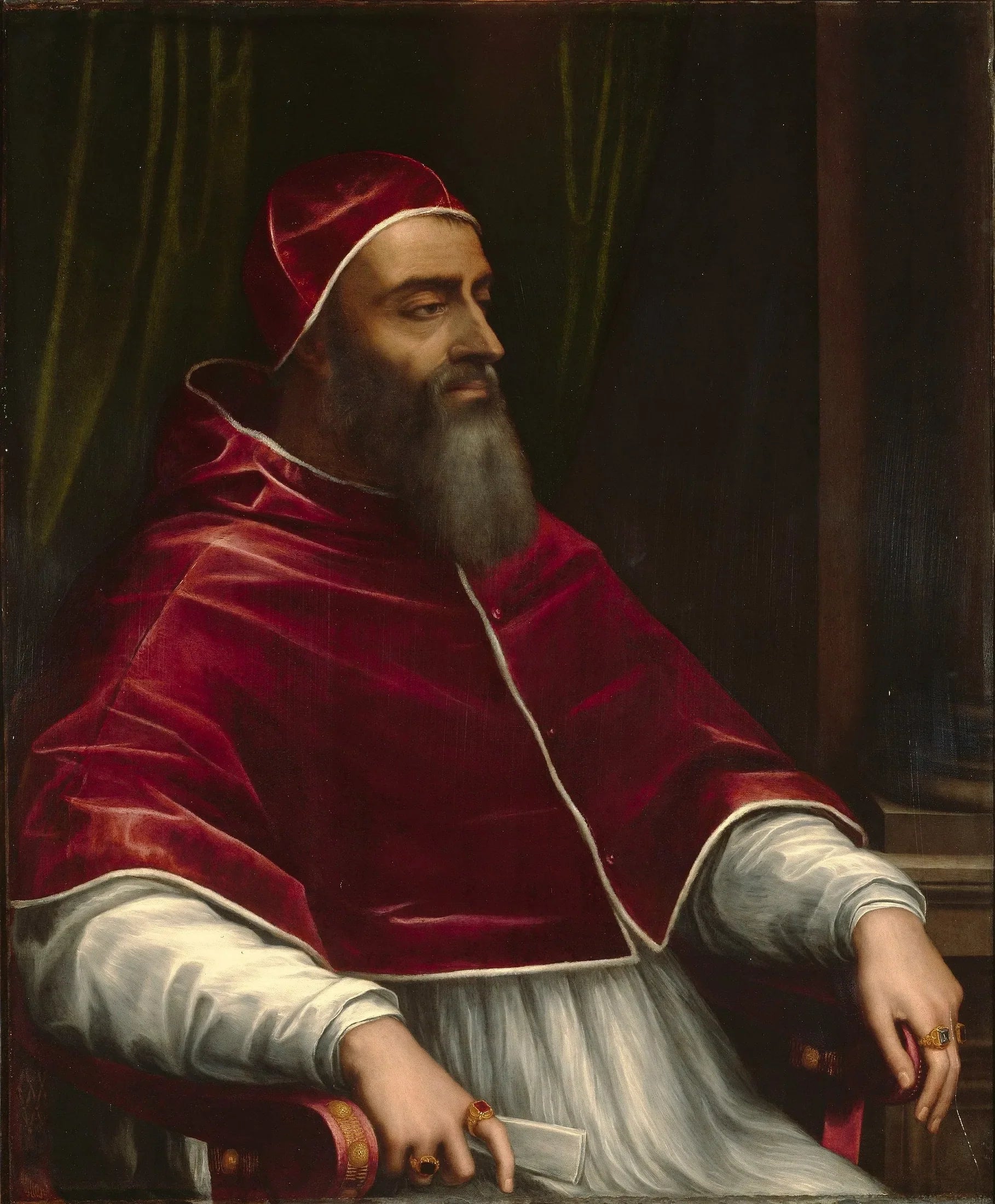 Le pape Clément VII - Sebastiano del Piombo image 1 reproduction artisanale de tableau