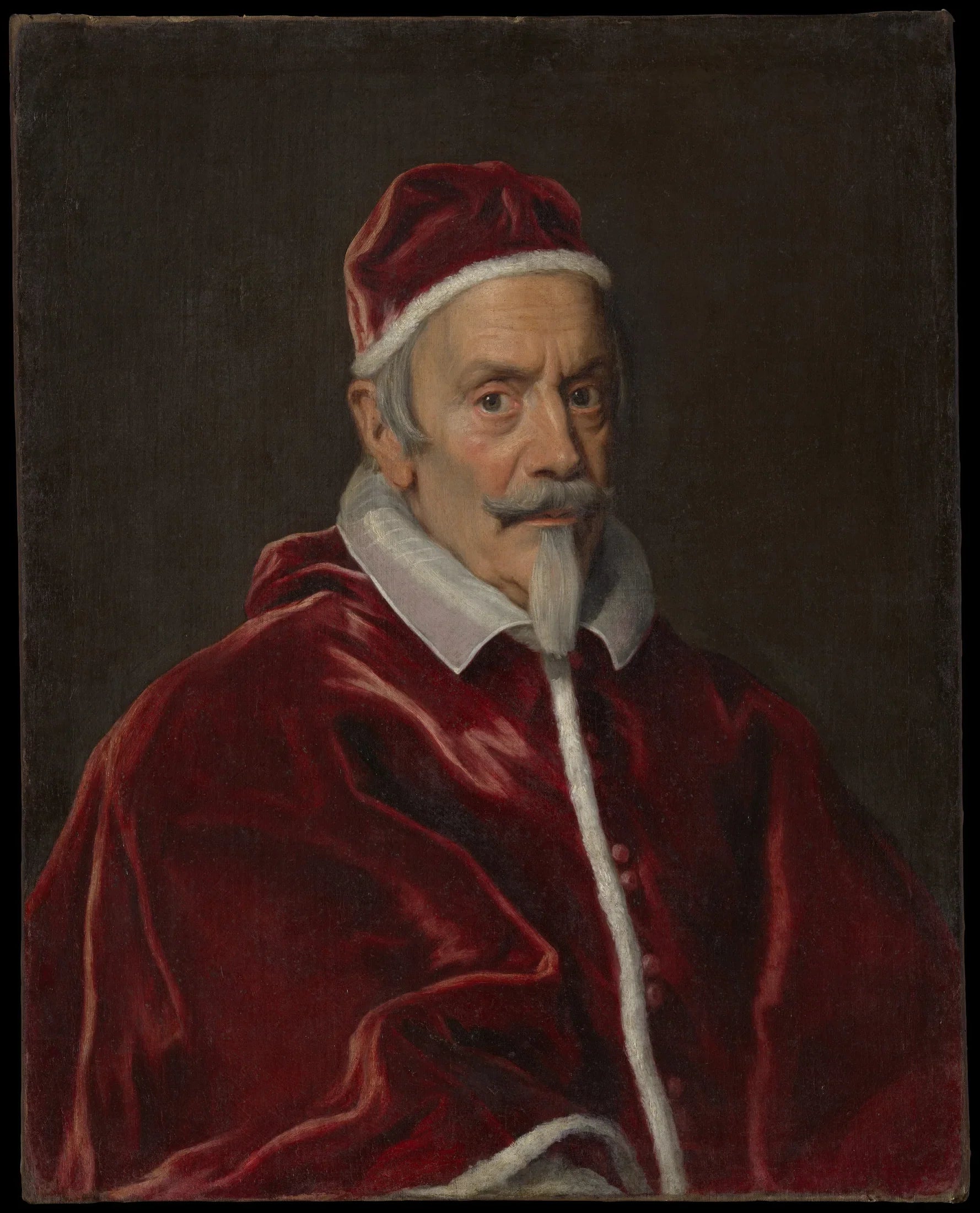 Le pape Clément X (1590–1676) - Giovanni Battista Gaulli image 1 copie peinte à la main à l’huile
