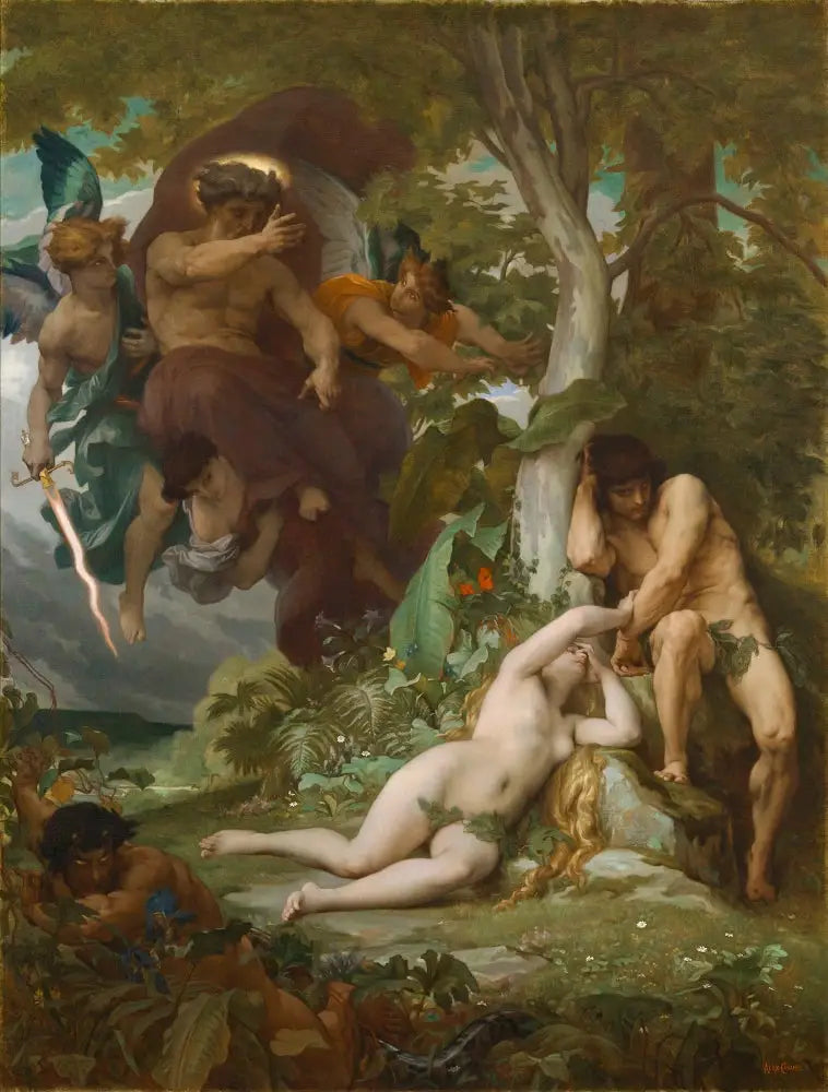 Le Paradis perdu - Alexandre Cabanel image 1 reproduction artisanale de tableau