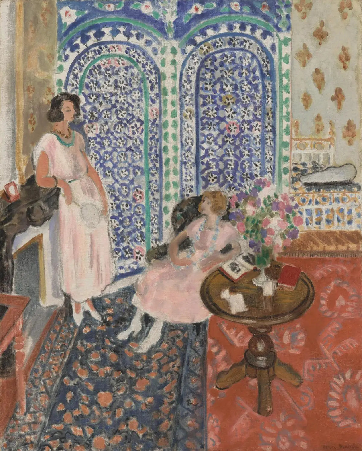 Le Paravent mauresque - Henri Matisse image 1 copie peinte à la main à l’huile