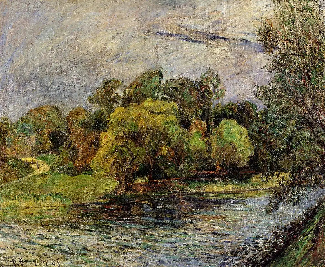 Le Parc d'Østervold à Copenhague - Paul Gauguin image 1 copie peinte à la main à l’huile