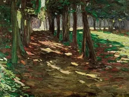Le Parc de Saint-Cloud, allée ombragée - Vassily Kandinsky image 1 reproduction réalisée par Alpha Reproduction