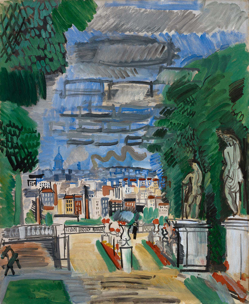 Le Parc de Saint-Cloud - Raoul Dufy image 1 reproduction de peinture à l’huile
