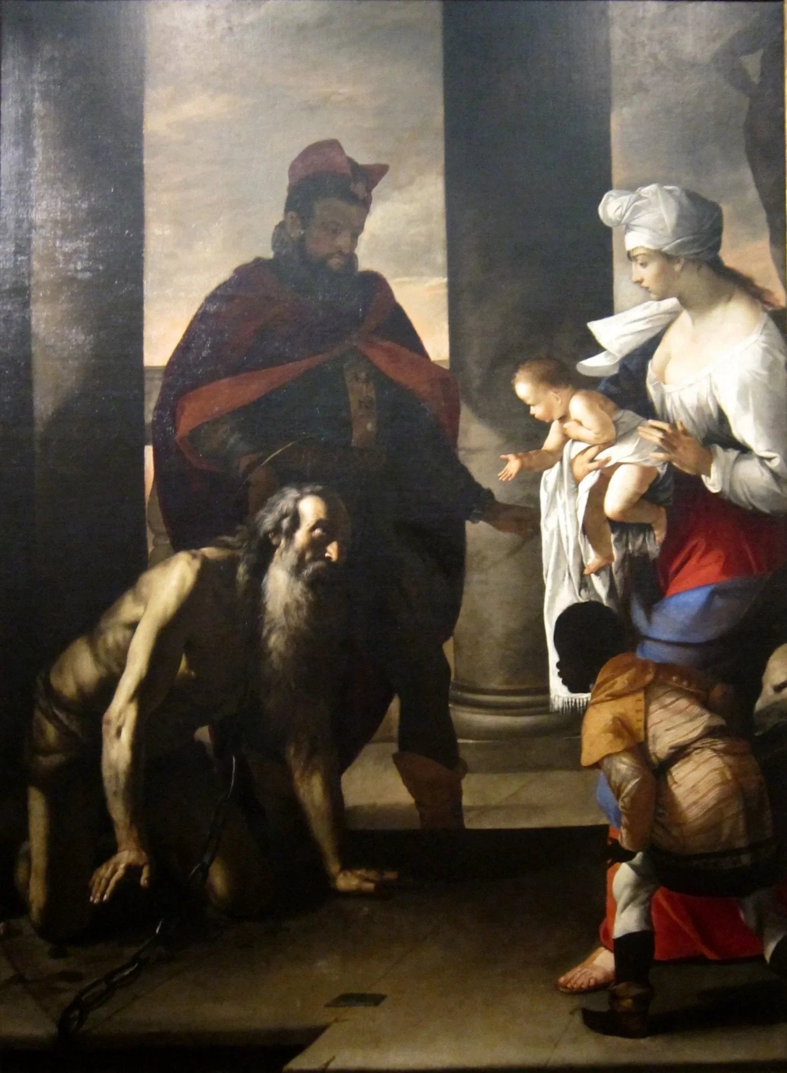 Le pardon de saint Jean Chrysostome - Mattia Preti image 1 reproduction de peinture à l’huile