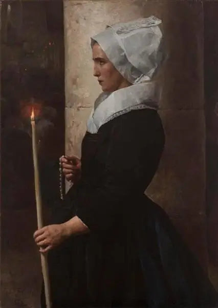 Le Pardon - Jules Breton image 1 copie peinte à la main à l’huile