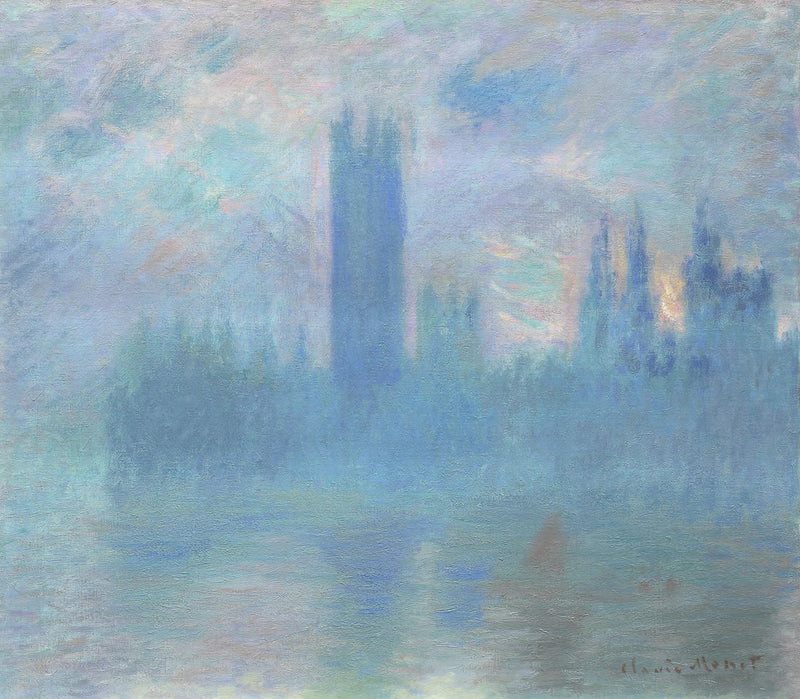 Le Parlement de Londres - Claude Monet