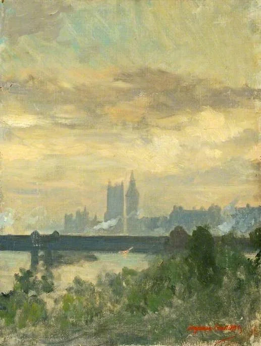 Le Parlement, Londres - Jean-Joseph Benjamin-Constant image 1 copie de tableau peinte à la main