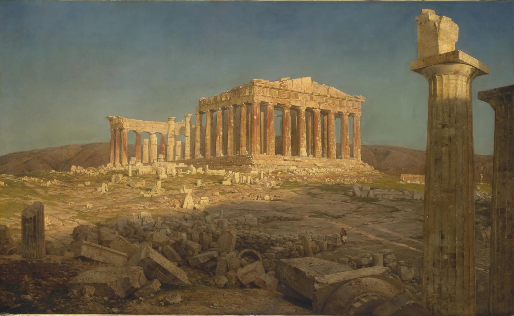 Le Parthénon - Frederic Edwin Church image 1 copie de tableau peinte à la main