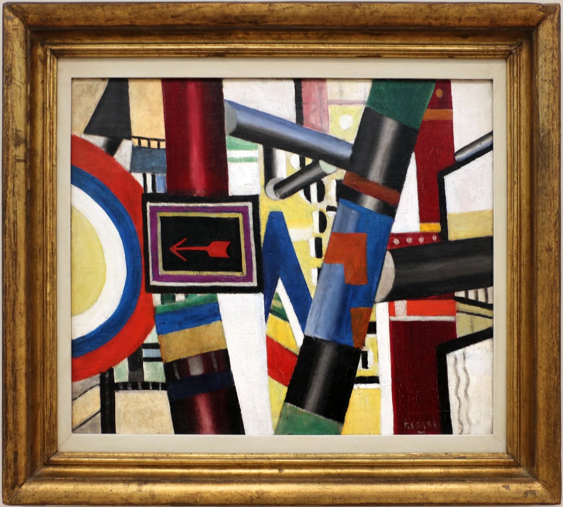 Le passage à niveau (croquis) - Fernand Léger image 1 reproduction de peinture à l’huile