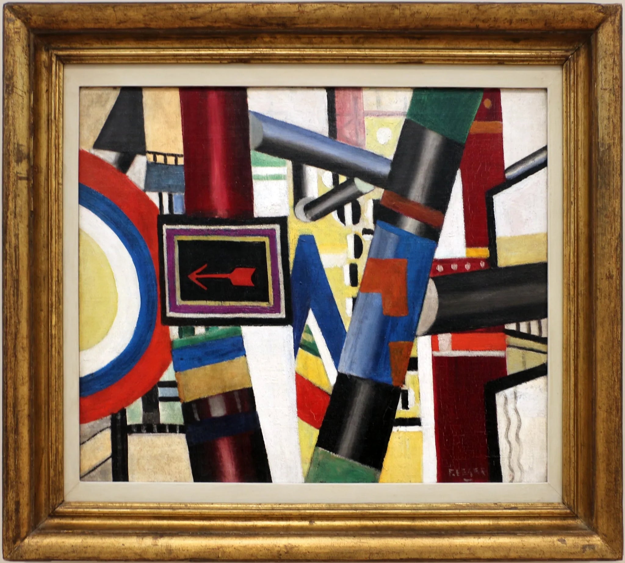 Le passage à niveau (croquis) - Fernand Léger image 1 reproduction de peinture à l’huile
